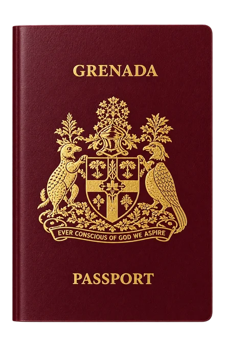 Illustrative Grenada passport cover