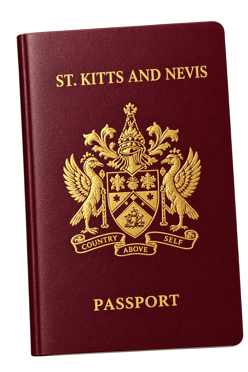 Illustrative St Kitts & Nevis passport cover